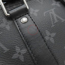 ルイヴィトン LOUIS VUITTON キーポル バンドリエール 25 M46271 モノグラムエクリプス モノグラムキャンバス モノグラムエクリプスリバースキャンバス 2WAYバッグ シルバー金具 黒 ショルダー ハンドバッグ