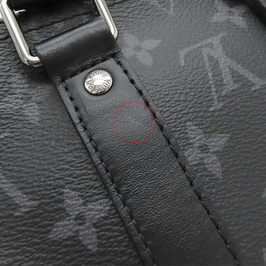 ルイヴィトン LOUIS VUITTON キーポル バンドリエール 25 M46271 モノグラムエクリプス モノグラムキャンバス モノグラムエクリプスリバースキャンバス 2WAYバッグ シルバー金具 黒 ショルダー ハンドバッグ