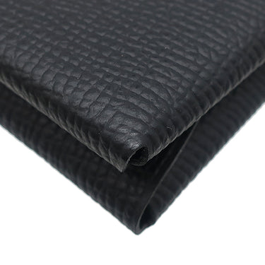 エルメス HERMES カルヴィ デュオ ブラック ヴォーエプソン カードケース シルバー金具 黒 フラグメントケース