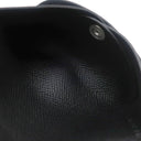 エルメス HERMES カルヴィ デュオ ブラック ヴォーエプソン カードケース シルバー金具 黒 フラグメントケース