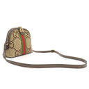 グッチ GUCCI オフィディア ジャンボGG 499621 ベージュ×エボニー GGキャンバス レザー ジャンボGGキャンバス ショルダーバッグ ゴールド金具 ウェブ ストライプ