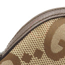 グッチ GUCCI オフィディア ジャンボGG 499621 ベージュ×エボニー GGキャンバス レザー ジャンボGGキャンバス ショルダーバッグ ゴールド金具 ウェブ ストライプ