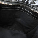 バレンシアガ BALENCIAGA バザール ショッパー XXS 513988 ブラック レザー 2WAYバッグ シルバー金具 グラフィティ 黒