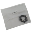 バレンシアガ BALENCIAGA バザール ショッパー XXS 513988 ブラック レザー 2WAYバッグ シルバー金具 グラフィティ 黒