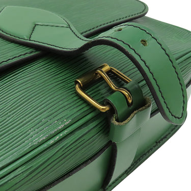 ルイヴィトン LOUIS VUITTON カルトシエール M52244 ボルネオグリーン エピレザー ショルダーバッグ ゴールド金具 緑 斜め掛け 肩掛け