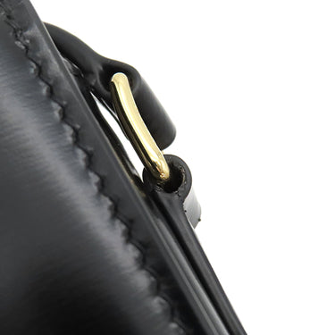 セリーヌ CELINE クラシック トリオンフ バッグ 187363BF4.38NO ブラック カーフ シャイニーカーフスキン ショルダーバッグ ゴールド金具 黒 フラップ 斜め掛け