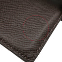 エルメス HERMES ベアンコンパクト エベンヌ ヴォーエプソン 二つ折り財布 ゴールド金具 こげ茶