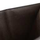 エルメス HERMES ベアンコンパクト エベンヌ ヴォーエプソン 二つ折り財布 ゴールド金具 こげ茶