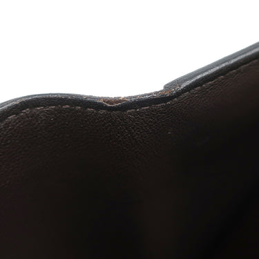 エルメス HERMES ベアンコンパクト エベンヌ ヴォーエプソン 二つ折り財布 ゴールド金具 こげ茶