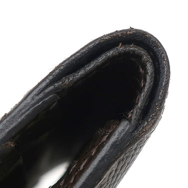 エルメス HERMES ベアンコンパクト エベンヌ ヴォーエプソン 二つ折り財布 ゴールド金具 こげ茶