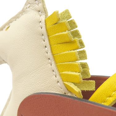 エルメス HERMES ロデオPM ペガサス クレ×ジョーヌナプル×キュイーブル アニョーミロ バッグチャーム アイボリー 黄色 茶