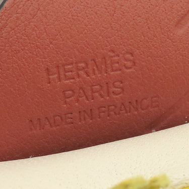 エルメス HERMES ロデオPM ペガサス クレ×ジョーヌナプル×キュイーブル アニョーミロ バッグチャーム アイボリー 黄色 茶
