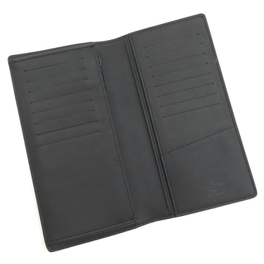 ルイヴィトン LOUIS VUITTON ポルトフォイユ ブラザ NM M69980 ブラック グレインレザー 長財布 マットブラック金具 二つ折り LVアエログラム