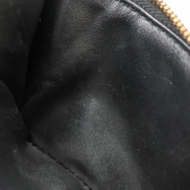 ボッテガヴェネタ BOTTEGA VENETA マキシイントレチャート コンパクト ウォレット 706010 ブラック ラムスキン 二つ折り財布 ゴールド金具 黒 ミニ財布