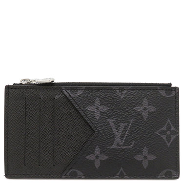 ルイヴィトン LOUIS VUITTON コインカード ホルダー M30271 ノワール タイガ モノグラムエクリプス コインケース シルバー金具 黒 タイガラマ フラグメントケース