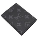 ルイヴィトン LOUIS VUITTON アンヴェロップ カルト ドゥ ヴィジット M12874 モノグラムエクリプス レザー モノグラムエクリプスキャンバス カードケース シルバー金具 黒
