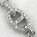 エルメス HERMES シェーヌダンクル アンシェネ ホワイトゴールド K18WG ダイヤモンド ネックレス 18K 750AU WG ダイヤモンド 29石