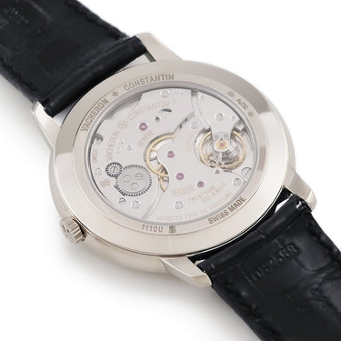 腕時計 ヴァシュロン・コンスタンタン VACHERON CONSTANTIN パトリモニー マニュアルワインディング 1110U/000G-B086 手巻き メンズ K18WG無垢
