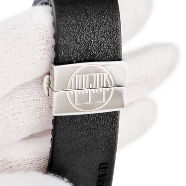 腕時計 アランシルベスタイン ALAIN SILBERSTEIN ペイブ GMT VG11 自動巻き メンズ ブラック 黒 デイト シースルーバック 角型 限定