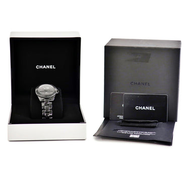 腕時計 シャネル CHANEL J12 インターステラー 38MM リミテッドエディション H7989 自動巻き メンズ 新品同様 純正ダイヤ 黒 星空
