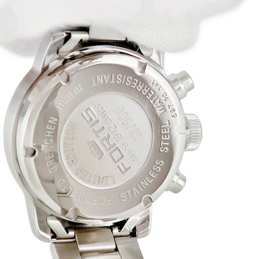 腕時計 フォルティス Fortis フリーガー クラシック クロノグラフ 597.20.92M 597.20.141 自動巻き メンズ アイボリー 限定