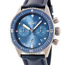 腕時計 ブランパン BLANCPAIN フィフティファゾムス バチスカーフ フライバック クロノグラフ 5200-0240-O52A 自動巻き メンズ 青 限定