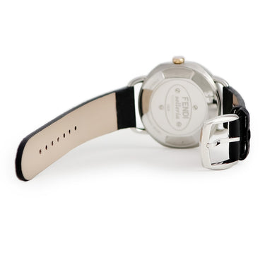 腕時計 フェンディ FENDI セレリア 36MM F8022360H0N クオーツ メンズ レディース 新品同様 ゴールド グレー