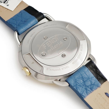 腕時計 フェンディ FENDI セレリア 36MM F8021345H0D1 クオーツ メンズ レディース 新品同様 純正ダイヤ シェル ゴールド 白