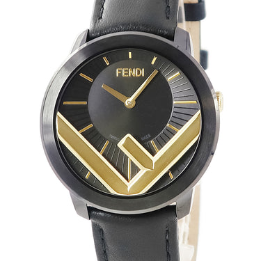 腕時計 フェンディ FENDI エフ イズ フェンディ ラナウェイ 41MM F712111011 クオーツ メンズ 未使用 ブラック×ゴールド
