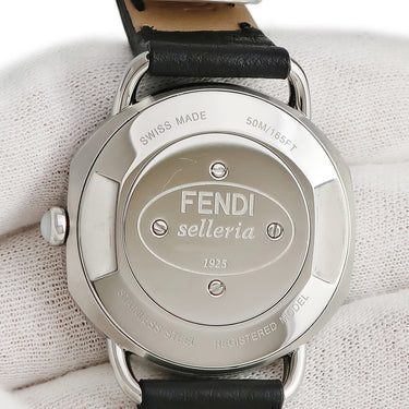 腕時計 フェンディ FENDI セレリア 36MM F8020345H0DIN クオーツ メンズ レディース 新品同様 純正ダイヤ シェル 白