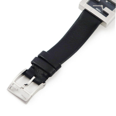 腕時計 フェンディ FENDI マニア レクタンギュラー F100101001 クオーツ レディース 未使用 ズッカフェイス 純正ダイヤ シルバー 黒