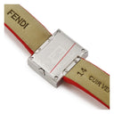 腕時計 フェンディ FENDI マニア レクタンギュラー F100101901 クオーツ レディース 未使用 ズッカフェイス 純正ダイヤ シルバー 赤