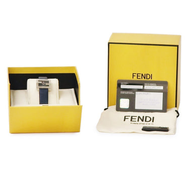 腕時計 フェンディ FENDI マニア レクタンギュラー F100102801 クオーツ レディース 未使用 ズッカフェイス 純正ダイヤ ブルー