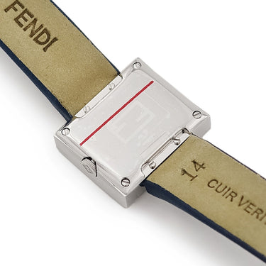 腕時計 フェンディ FENDI マニア レクタンギュラー F100102801 クオーツ レディース 未使用 ズッカフェイス 純正ダイヤ ブルー