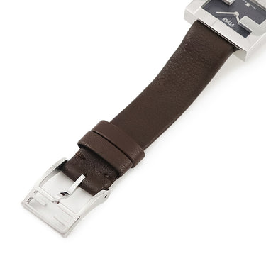 腕時計 フェンディ FENDI マニア レクタンギュラー F100101701 クオーツ レディース 未使用 ズッカフェイス 純正ダイヤ シルバー 茶