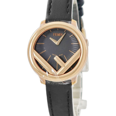 腕時計 フェンディ FENDI エフ イズ フェンディ ラナウェイ 28MM F710521011 クオーツ レディース 未使用 ブラック×ゴールド