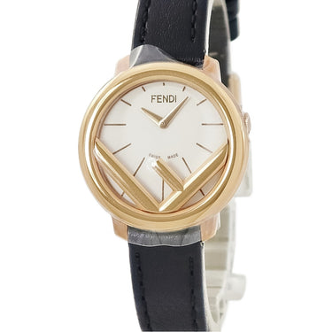 腕時計 フェンディ FENDI エフ イズ フェンディ ラナウェイ 28MM F710524011 クオーツ レディース 未使用 ホワイト×ゴールド