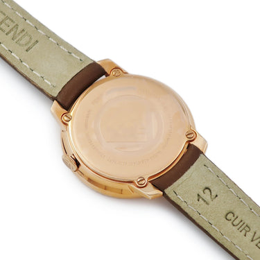 腕時計 フェンディ FENDI エフ イズ フェンディ ラナウェイ 28MM F710524021 クオーツ レディース 未使用 ホワイト×ゴールド