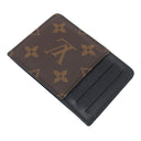 ルイヴィトン LOUIS VUITTON ネオ ポルト カルト M60166 モノグラムマカサー モノグラムキャンバス レザー カードケース 茶 黒 カード入れ パスケース 定期入れ