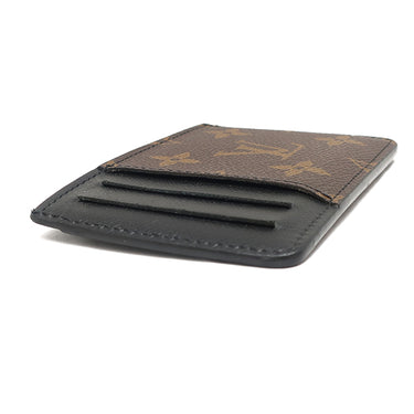 ルイヴィトン LOUIS VUITTON ネオ ポルト カルト M60166 モノグラムマカサー モノグラムキャンバス レザー カードケース 茶 黒 カード入れ パスケース 定期入れ