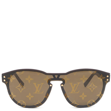 ルイヴィトン LOUIS VUITTON LVワイメア ラウンド Z1487E ブラウン プラスチック サングラス ゴールド金具 茶