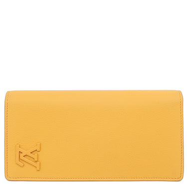 ルイヴィトン LOUIS VUITTON ポルトフォイユ ブラザ NM M81811 サフラン グレインレザー 長財布 黄色 二つ折り LVアエログラム