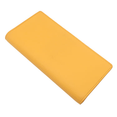 ルイヴィトン LOUIS VUITTON ポルトフォイユ ブラザ NM M81811 サフラン グレインレザー 長財布 黄色 二つ折り LVアエログラム