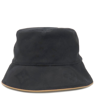 ルイヴィトン LOUIS VUITTON デイリーグラム M7164M ノワール×ベージュ コットン ハット ゴールド金具 黒 ベージュ リバーシブル 帽子