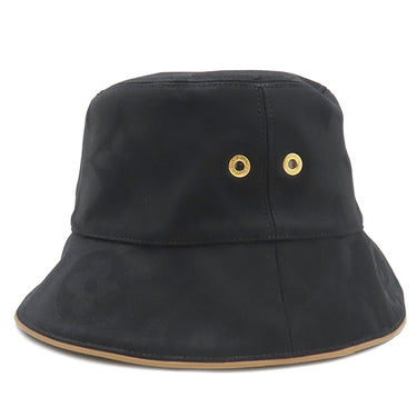 ルイヴィトン LOUIS VUITTON デイリーグラム M7164M ノワール×ベージュ コットン ハット ゴールド金具 黒 ベージュ リバーシブル 帽子