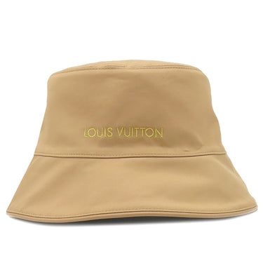 ルイヴィトン LOUIS VUITTON デイリーグラム M7164M ノワール×ベージュ コットン ハット ゴールド金具 黒 ベージュ リバーシブル 帽子