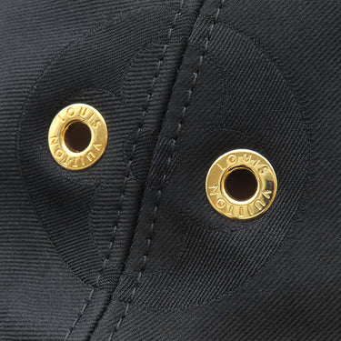 ルイヴィトン LOUIS VUITTON デイリーグラム M7164M ノワール×ベージュ コットン ハット ゴールド金具 黒 ベージュ リバーシブル 帽子