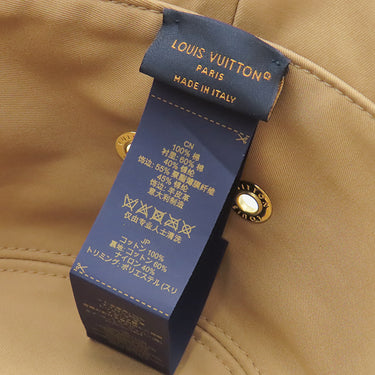 ルイヴィトン LOUIS VUITTON デイリーグラム M7164M ノワール×ベージュ コットン ハット ゴールド金具 黒 ベージュ リバーシブル 帽子