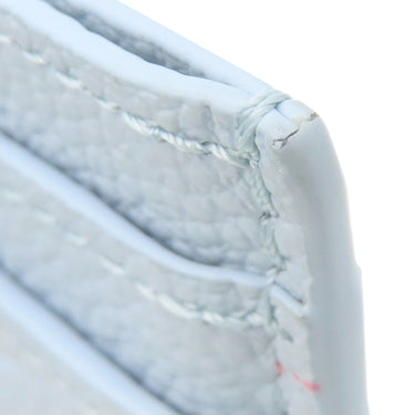 ルイヴィトン LOUIS VUITTON ポルト カルト LV チャーム M83585 オランプブルー モノグラムアンプラント カードケース ゴールド金具 水色 モノグラムフラワー カード入れ