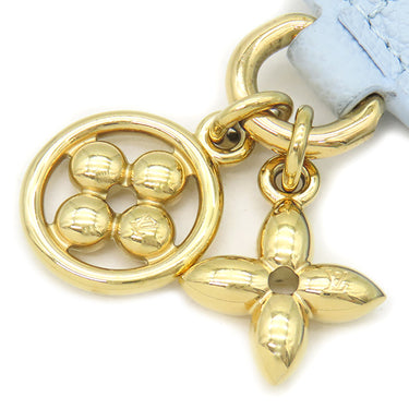 ルイヴィトン LOUIS VUITTON ポルト カルト LV チャーム M83585 オランプブルー モノグラムアンプラント カードケース ゴールド金具 水色 モノグラムフラワー カード入れ